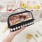 Cute Pencil Case for Girls: Pu Leather Pencil Box Pouch with Zipper, Large Capacity Stationery Storage Organiser for School Supplies